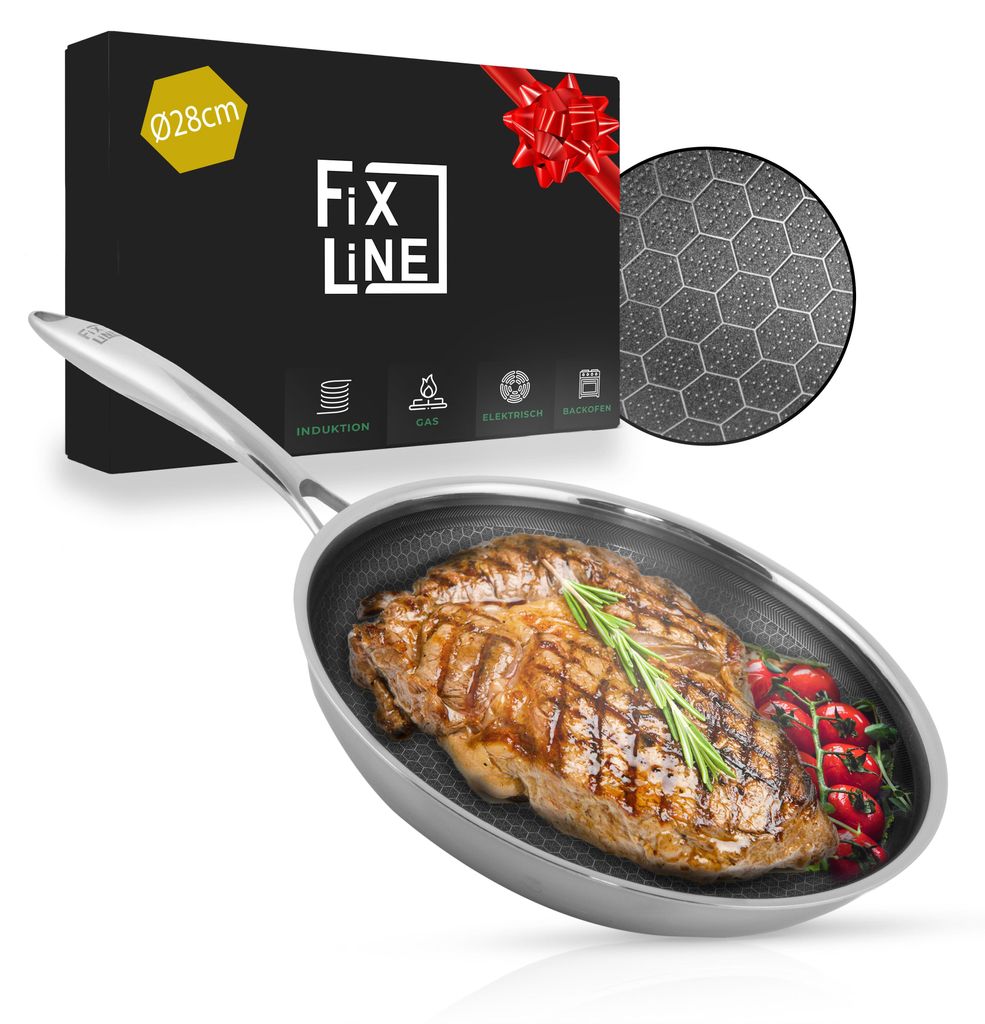 FIXLINE® Premium Wabenpfanne Ø20cm – alle Herdarten inkl. Produktbild 