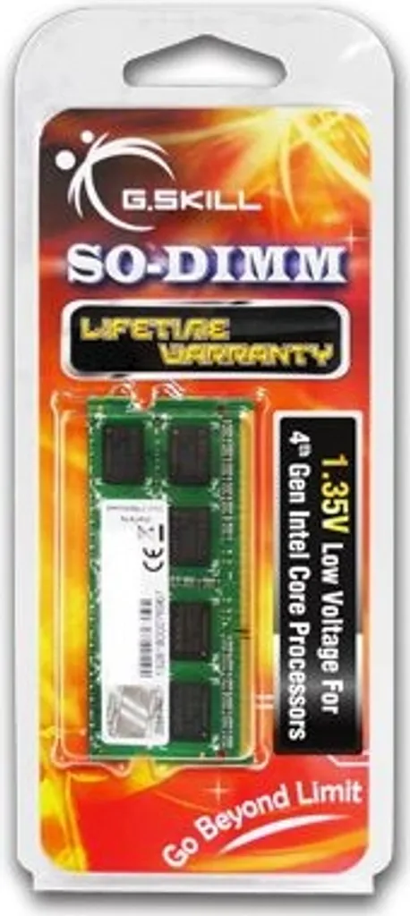 Mémoire RAM DDR3L 8 Go G.Skill 1600 MHz pour PC Portable et Mac Mini PC