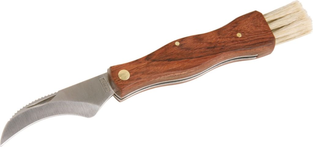 Redecker Pilzmesser Pilzklappmesser bestückt mit 10 kräftigen Borstenbündeln