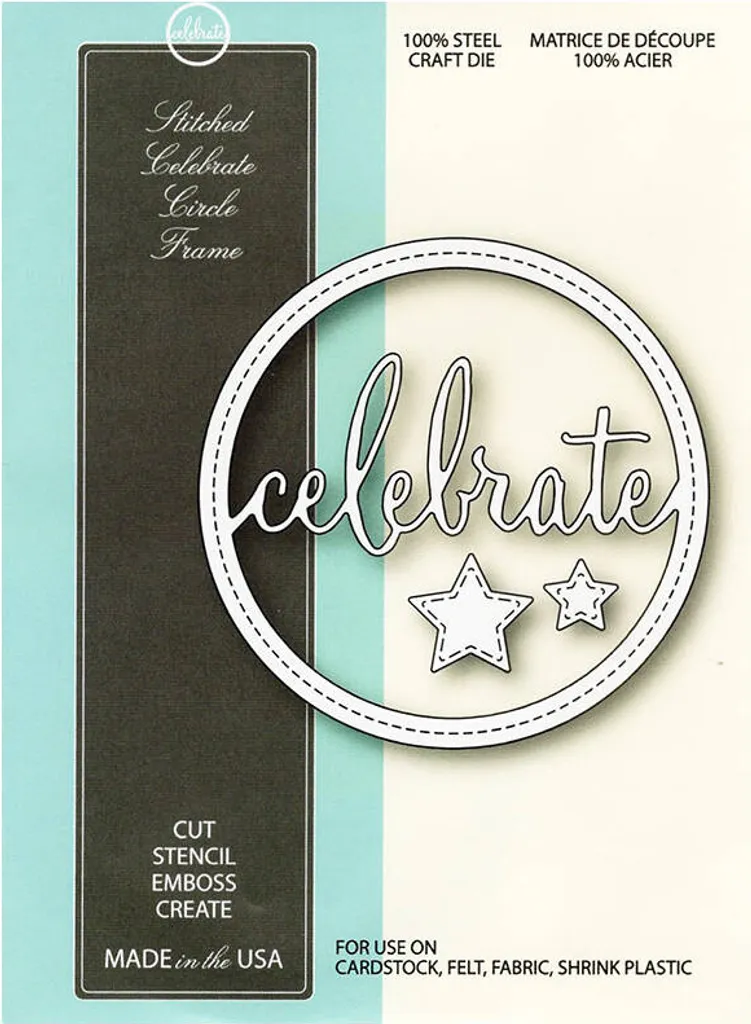 Fustella Memory Box 99320 Circle Frame: Design Cucito per Cardmaking