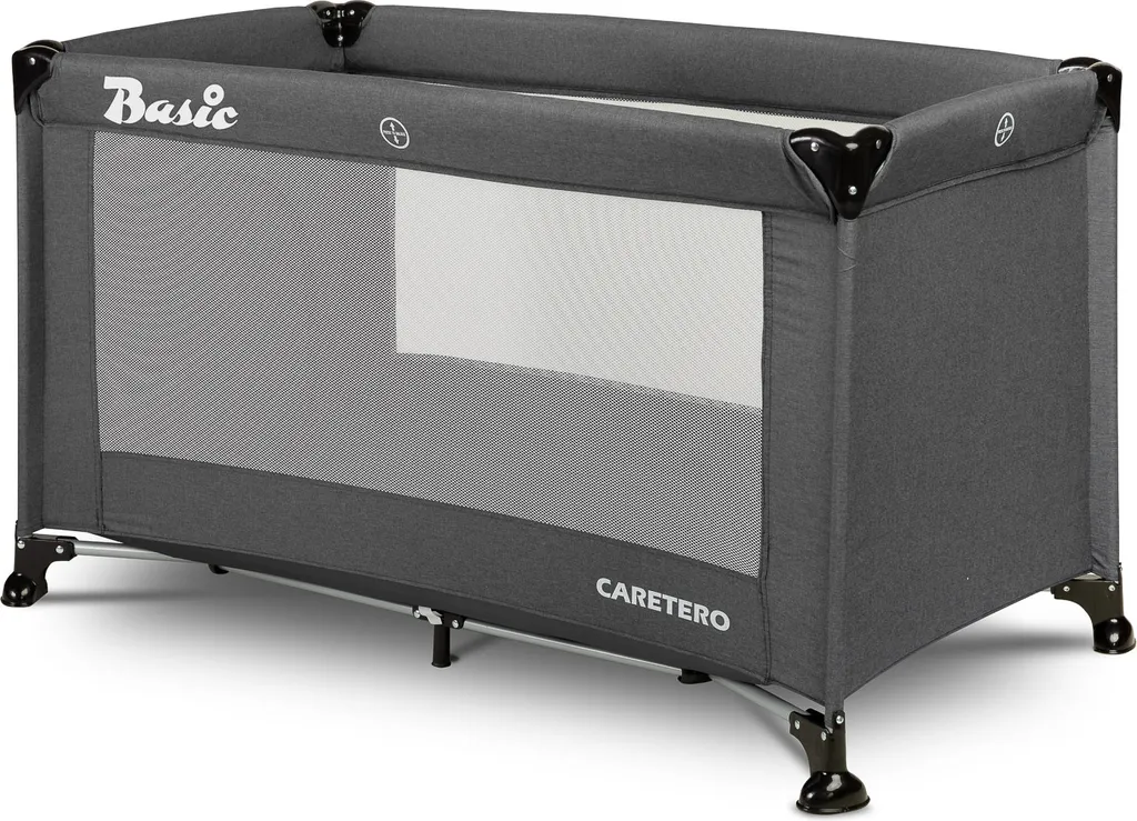 Lit de voyage CARETERO Basic graphite : couchage nomade et stable