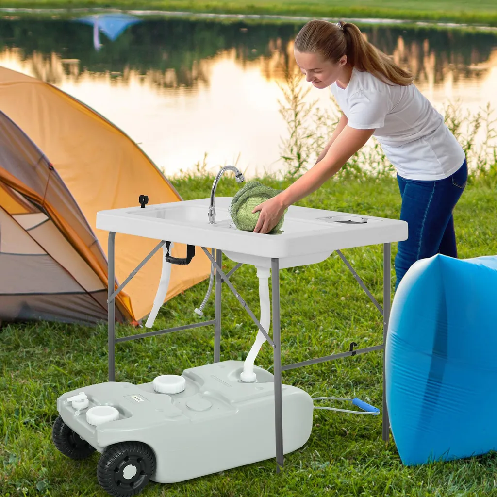 Réservoir d'eau 40L pour van et camping : stockage d'eau mobile complet - 2