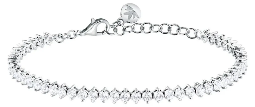 Bracelet rivière en oxydes de zirconium Tesori SAIW261 éclat irisé