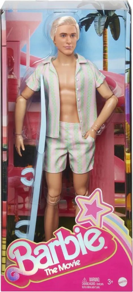Ken Barbie The Movie Idée Cadeau Collectionneur Tenue de Plage Pastel