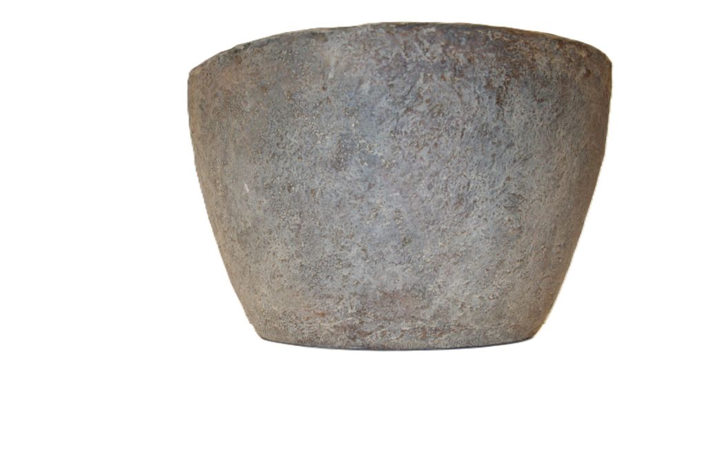HBX Blumentopf-Pflanzgefäß Composite Grau L 42 cm x B 22 cm H 21 cm