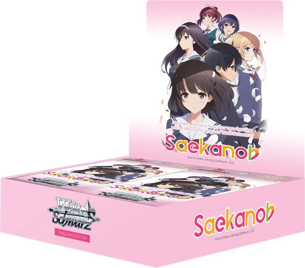 Weiss Schwarz Saekano flat Booster Box Complétez votre Deck de Cartes