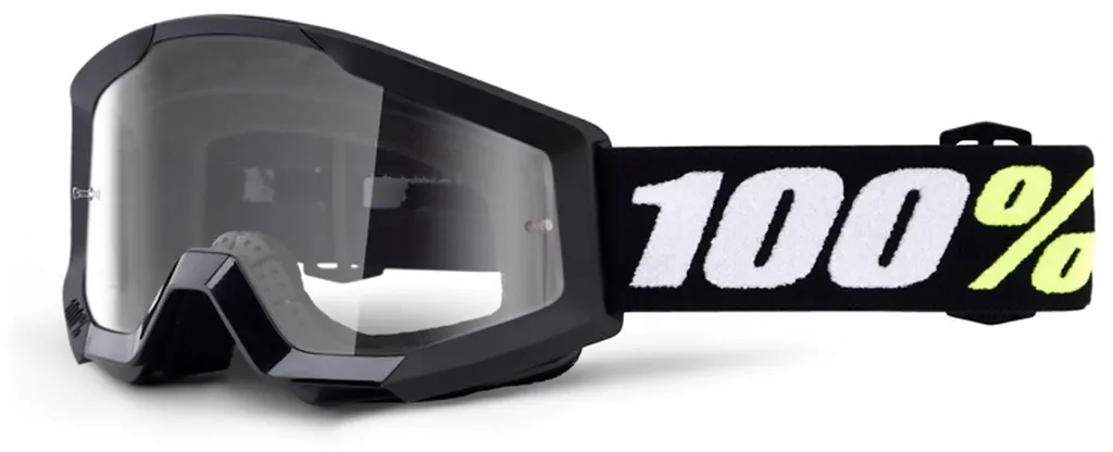 Lunettes moto 100% Strata Mini MX avec écran anti-buée clair