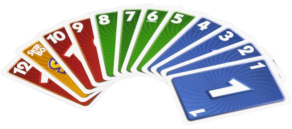 Mattel Games SKIP-BO, Kartenspiel, Gesellschaftsspiel, Familienspiel, Kinderspiel, 52370