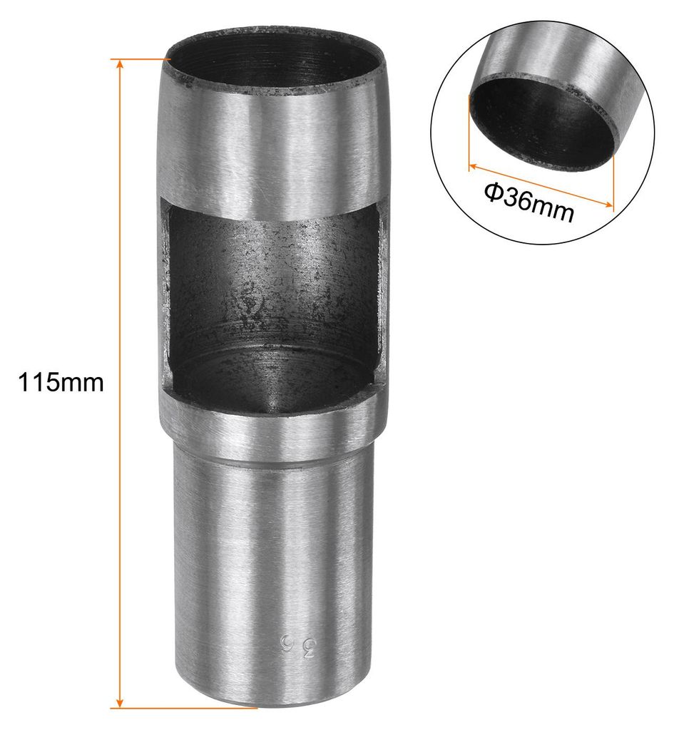 Lochstanze fš¹r Leder 36mm Runde Lochstanze Werkzeug Gš¹rtelstanzer Kohlenstoffstahl Einzelstanze fš¹r Uhrenarmb?nder Schneiden von Lederhand...