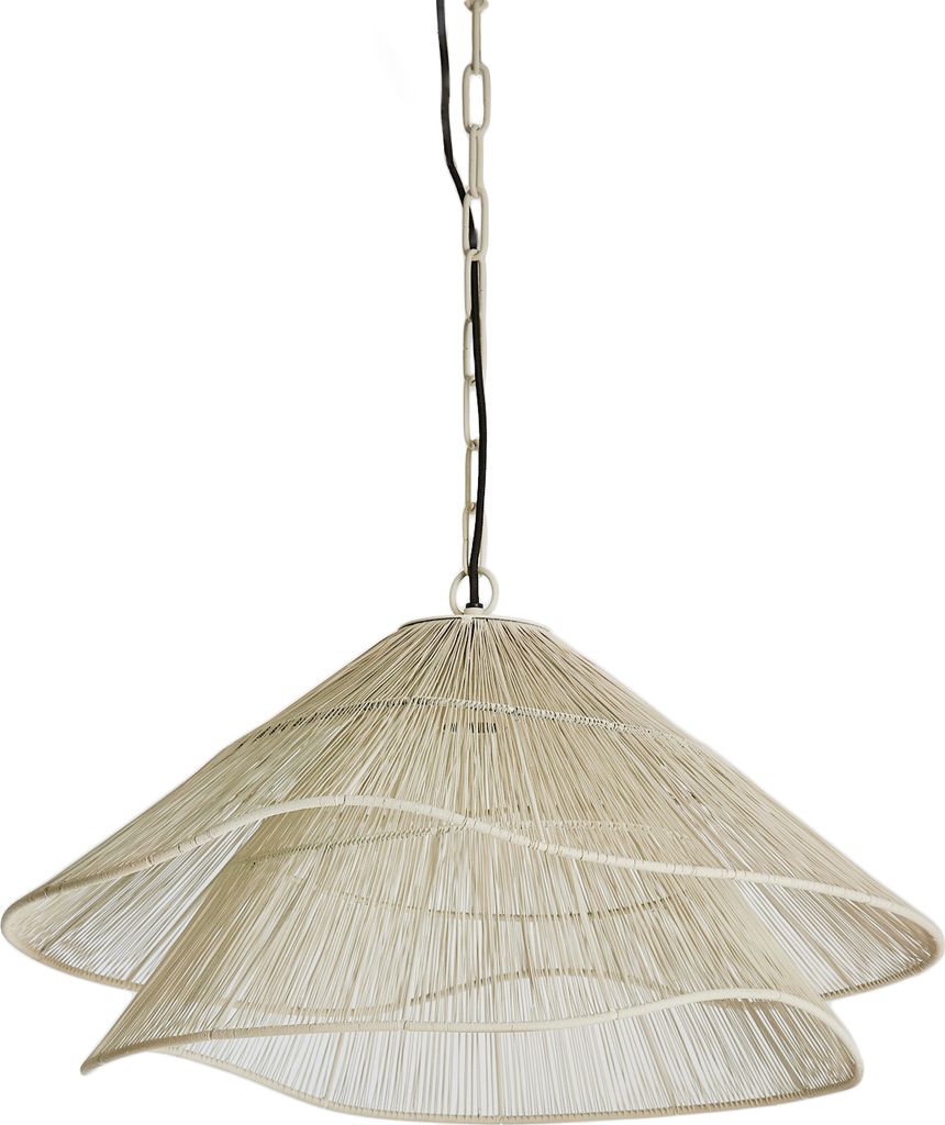 Light & Living - Hängelampe ALAMEDA - Ø56x31cm - Weiß