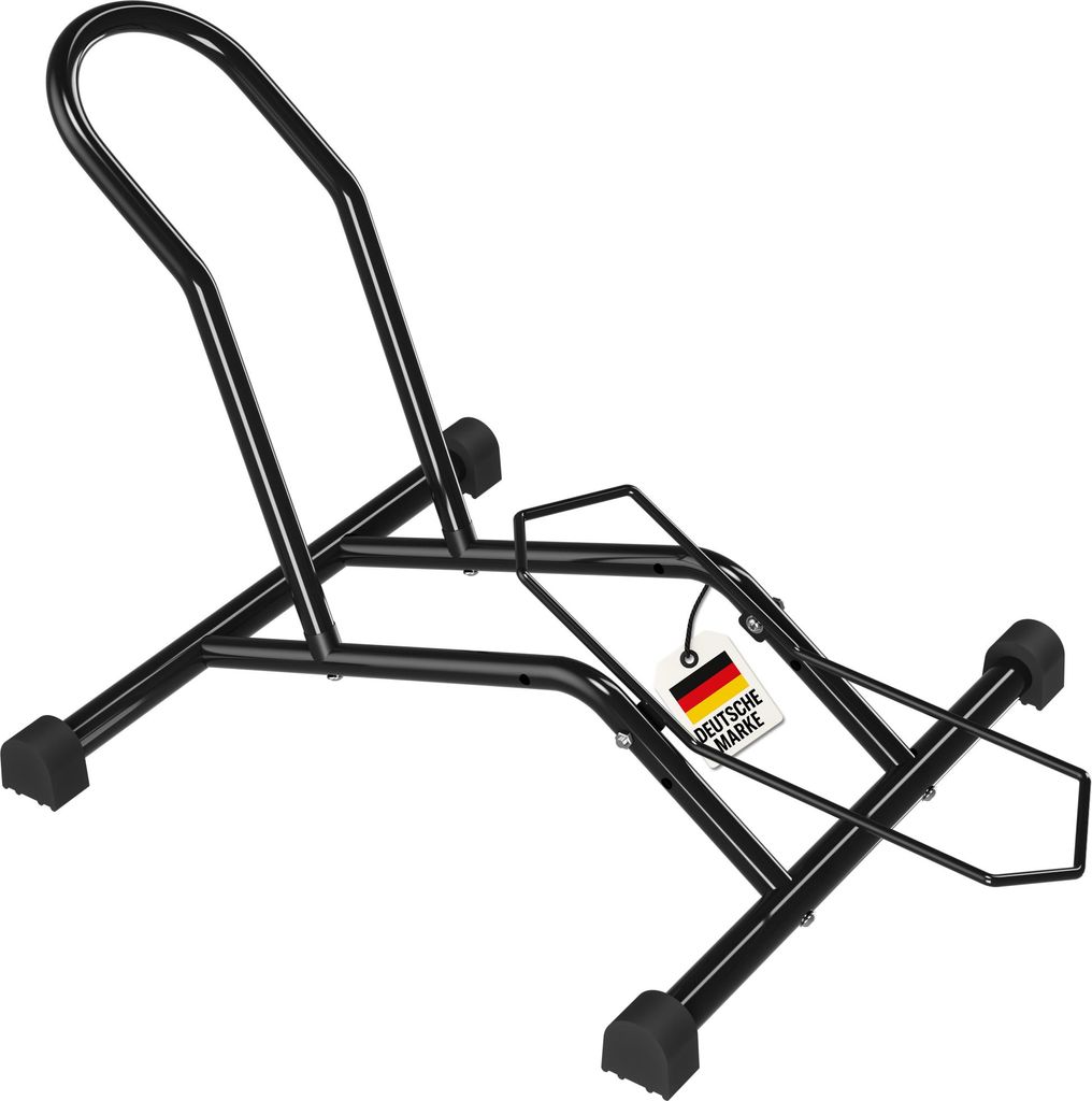 WELLGRO Fahrradständer Boden – Universal Ständer für Mountainbike, Rennrad & Fatbike