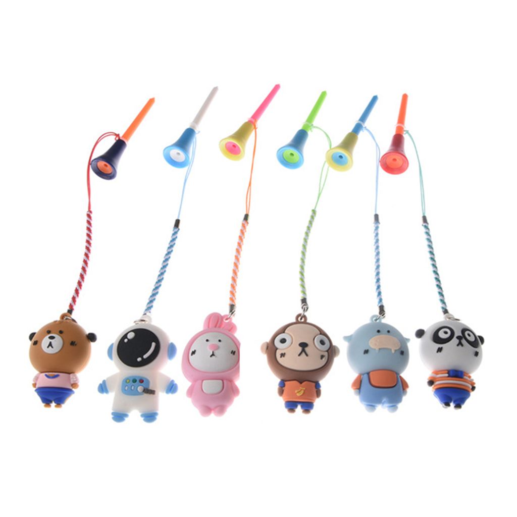 Verpakking van 6 golftee-houders met cartoonmotieven, Productafbeelding 