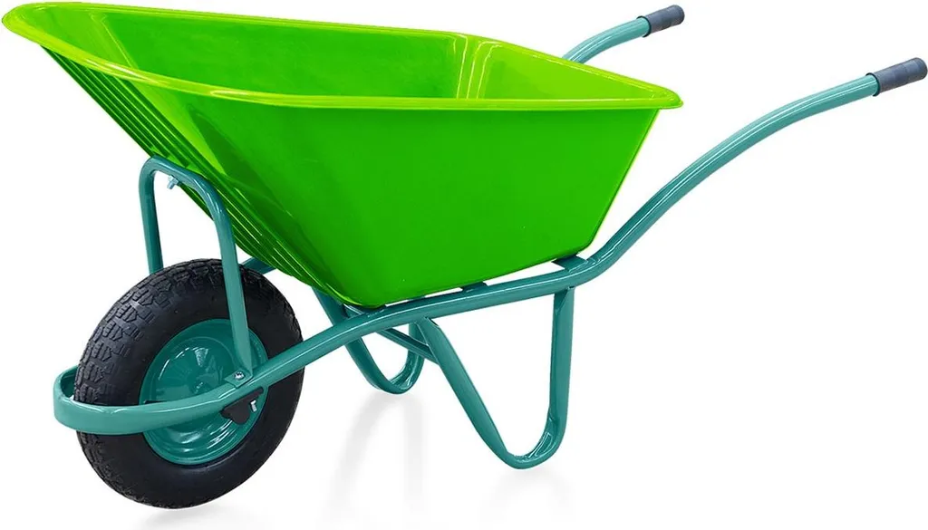 Brouette de jardin PVC 100L VITO - Châssis renforcé et bac robuste