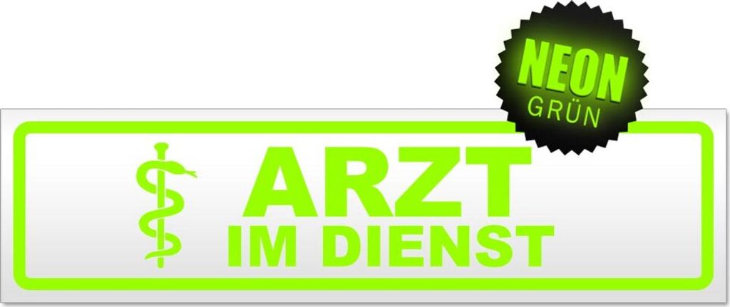 Arzt im Dienst 1 Magnetschild Schild magnetisch