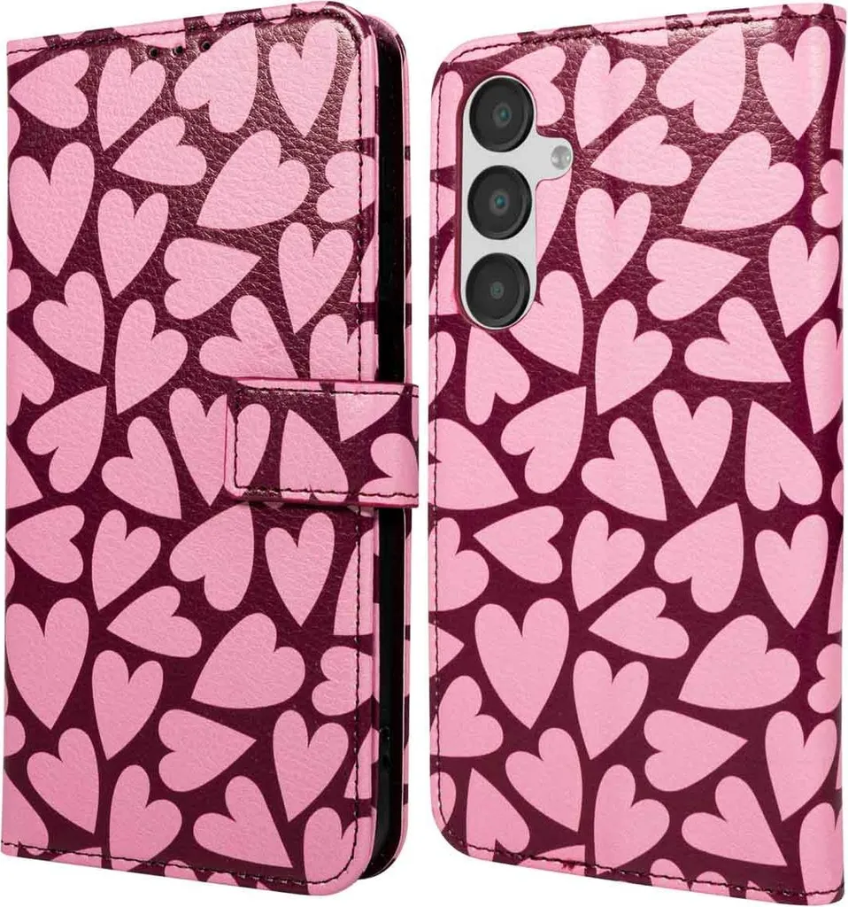 Custodia a libro imoshion Hearty Blush per Samsung Galaxy A35 | Eco-pelle