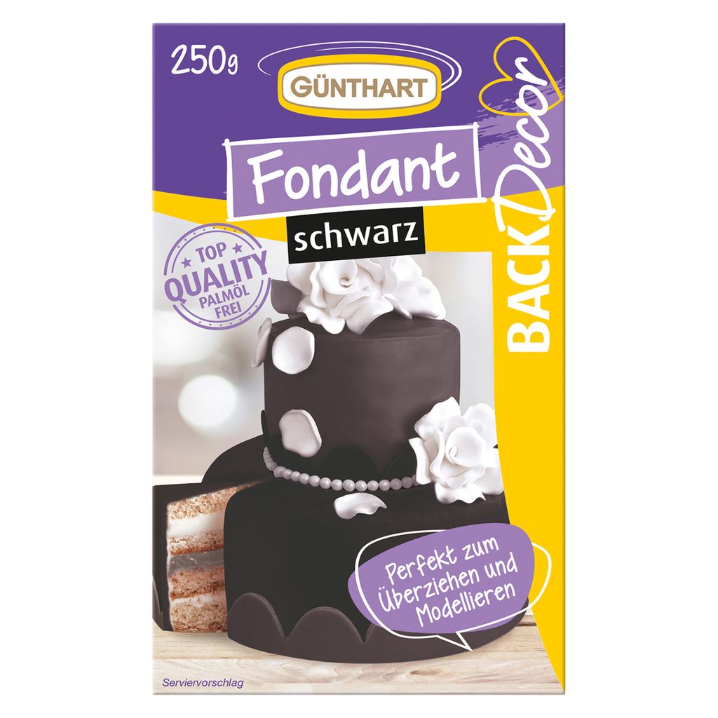 BackDecor fondente nero , 250 g | 100% vegan | senza olio Immagine del prodotto 