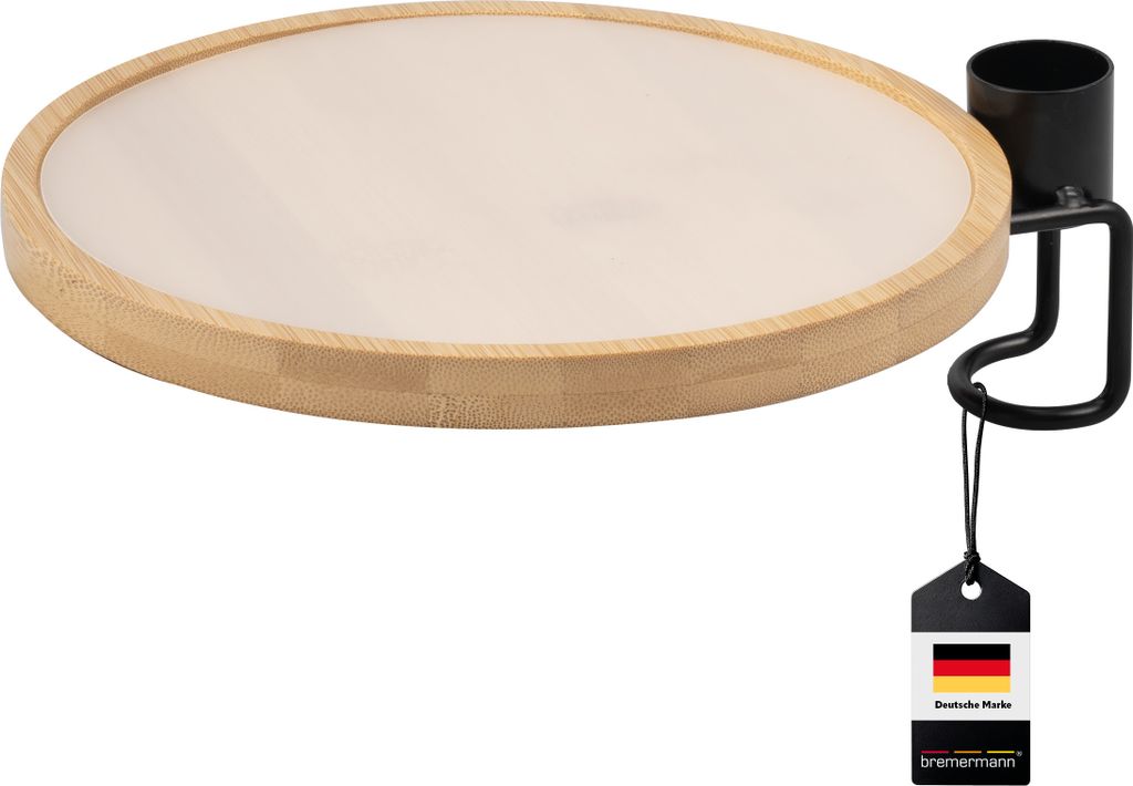 bremermann Zusatz-Pflanzenteller für Teleskop-Blumenregal 61087, schwarz