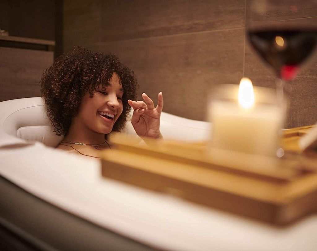 Tubble® Royale Aufblasbare Badewanne - Ambient Taupe - Produktbild 11