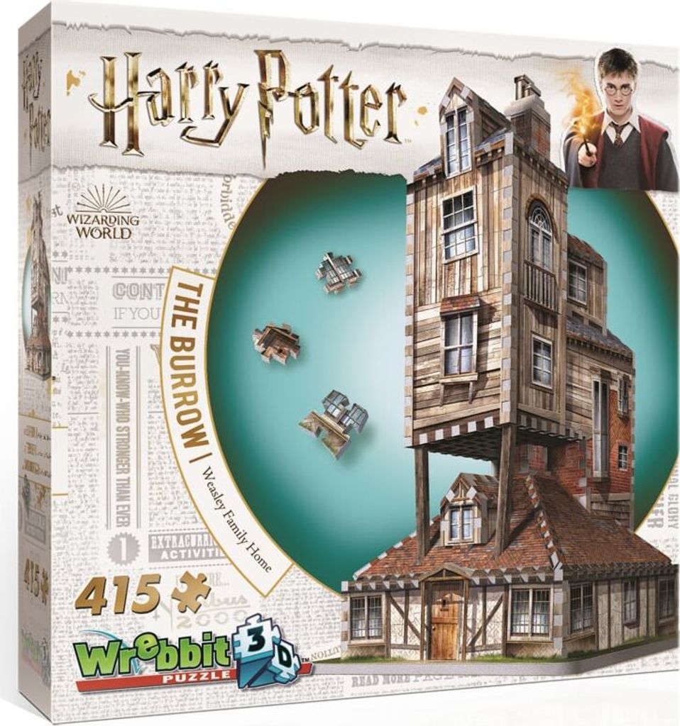 Harry Potter Hogwarts Der Fuchsbau Weasley Family Home 3D Puzzle