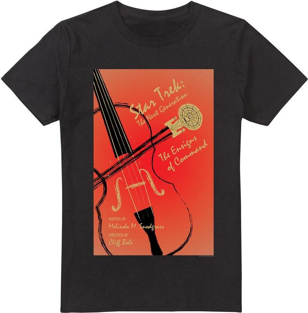 Star Trek - "The Next Generation Season 3 Episode 2" T-Shirt für Herren TV14051 (M) (Schwarz)