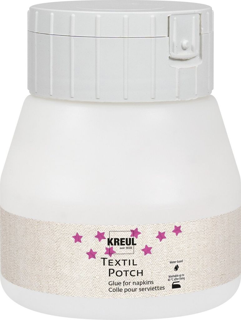 KREUL Servietten-Lack & Leim Textil POTCH 250 ml