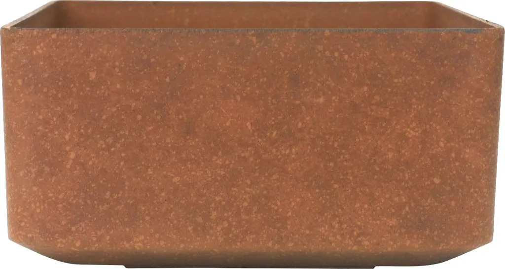 Bac à fleurs carré G21 Element Square 50 cm pour terrasse et balcon