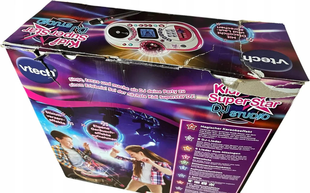 VTech Super Star DJ Studio Mixage - Console lumineuse avec effets et micro - 14