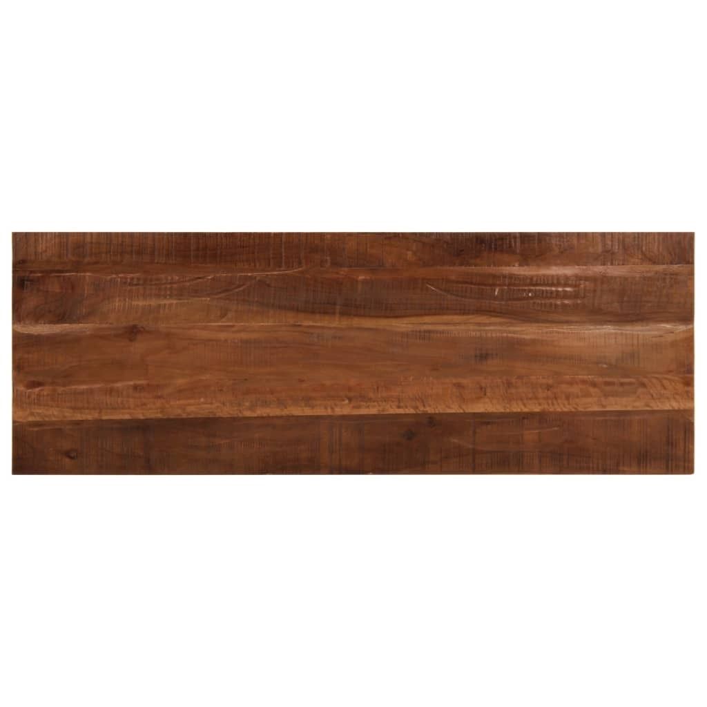 Tischplatte 140x50x2,5 cm Rechteckig Altholz Massiv
