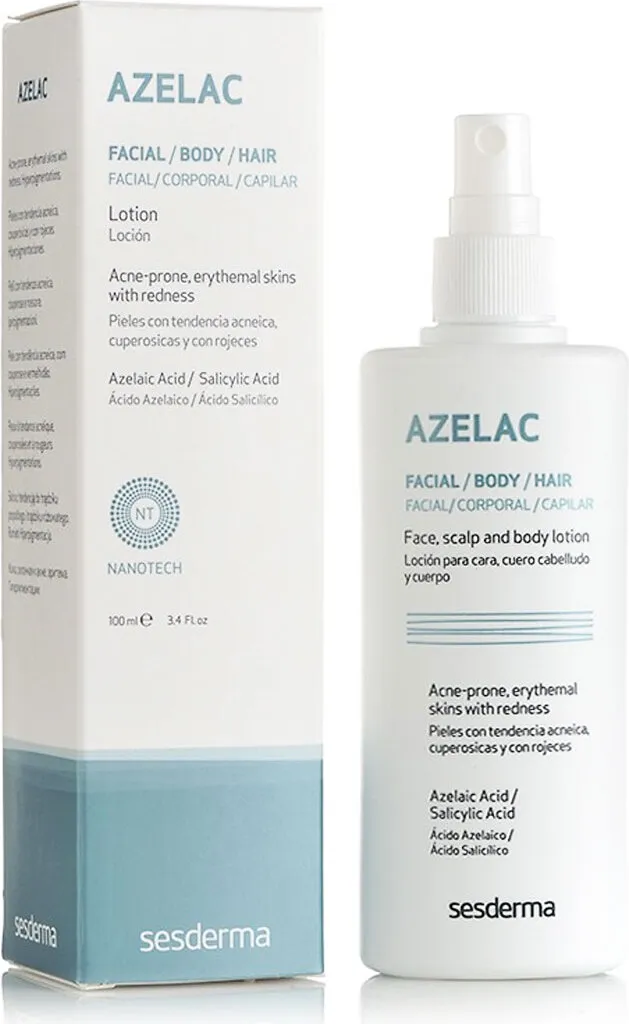Sesderma Azelac Lotion à l'acide azélaïque action anti-rougeurs 100ml