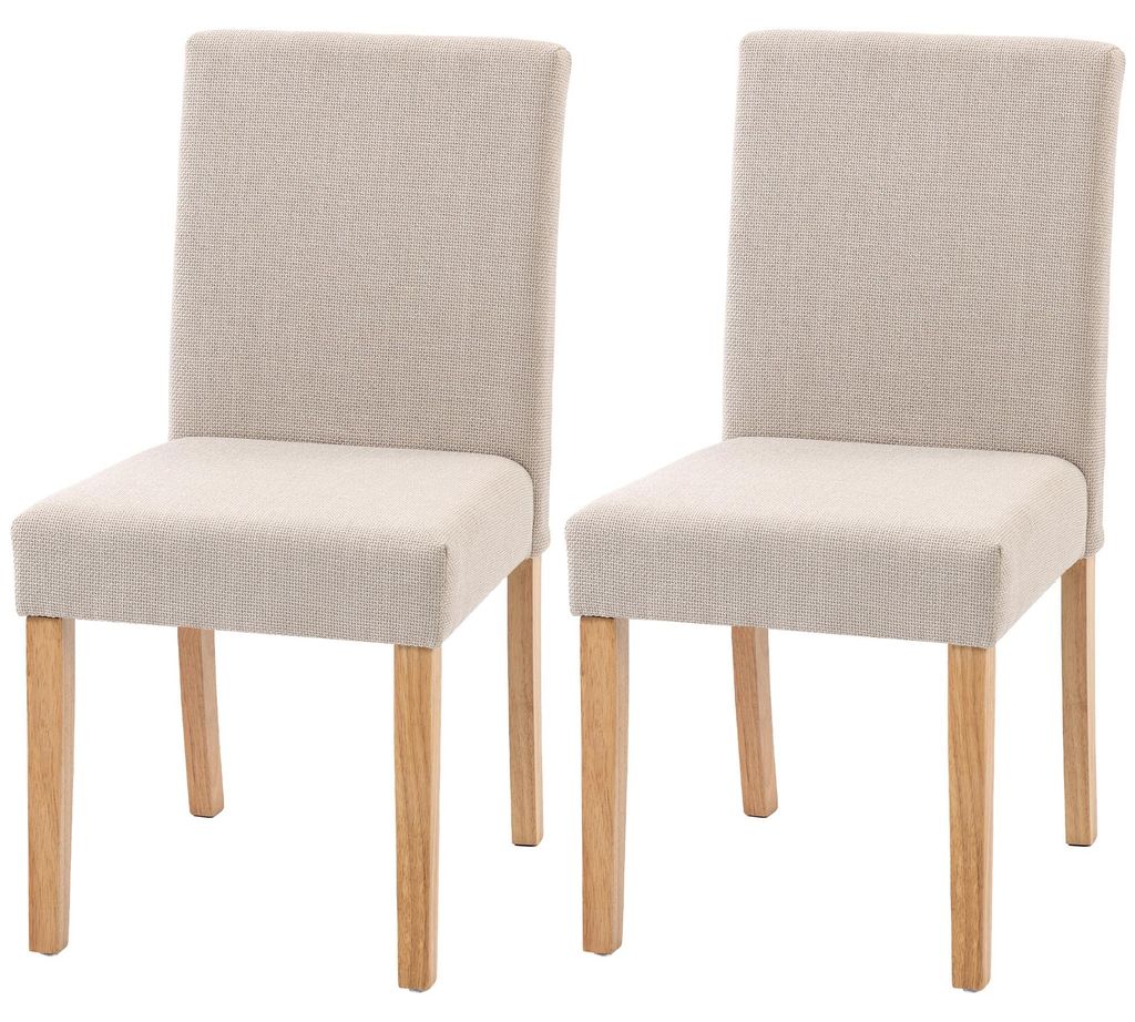 HOMCOM Eetkamerstoelen, set van 2, keukenstoel met Productafbeelding 
