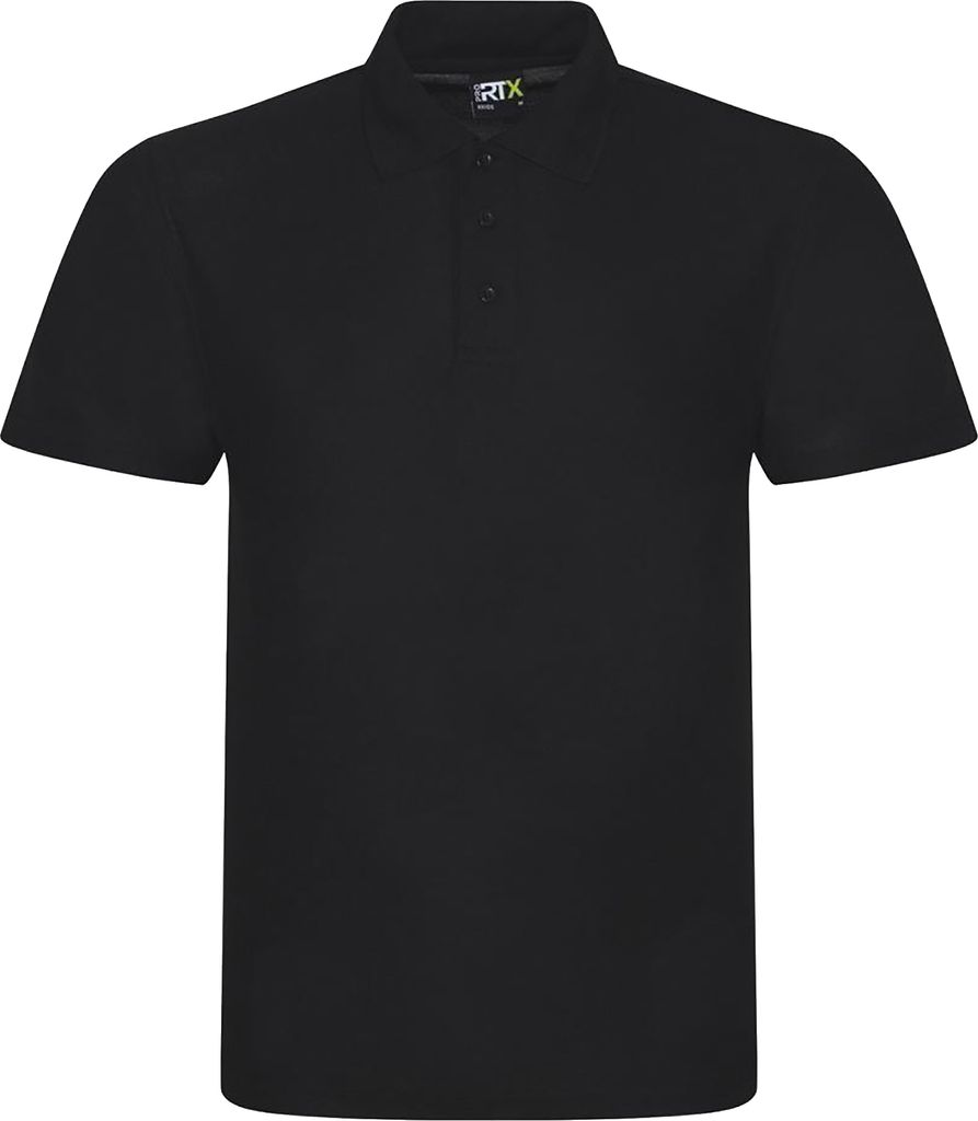 PRO RTX Herren Pro Pique Polo Shirt PC3015 (6XL) (Schwarz)
