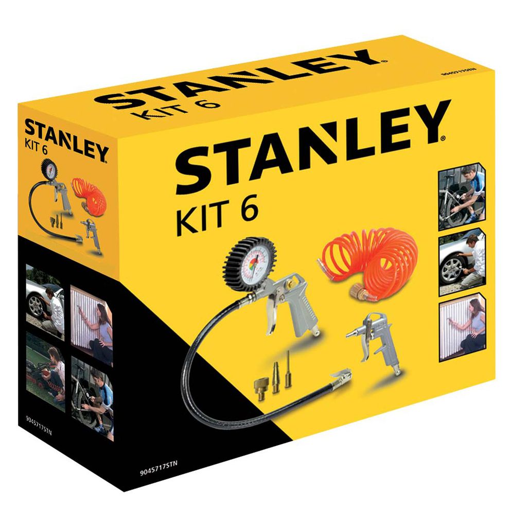 Stanley Druckluft-Set KIT 6 6-teilig Immagine del prodotto 