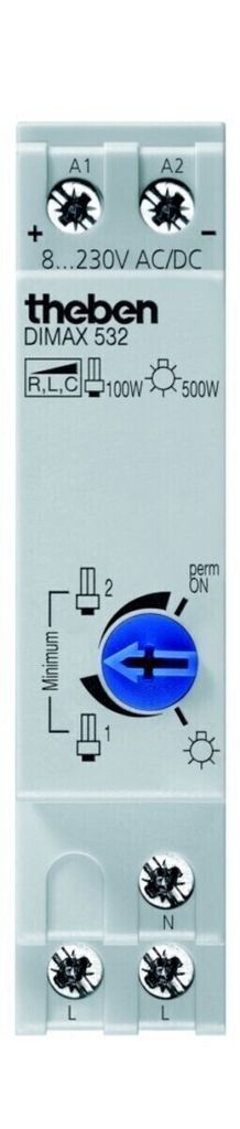 Theben DIMAX 532 plus - Universaldimmer mit autom. Lasterkennung, Dimmschalter