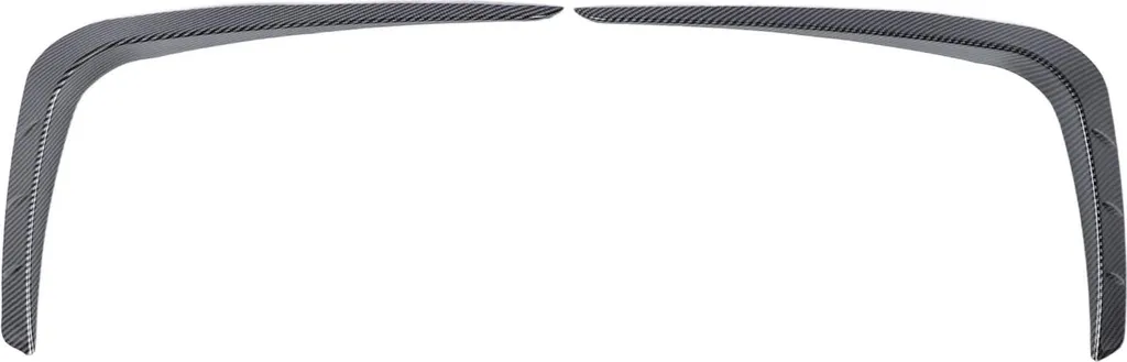 Spoiler de lèvre et cache antibrouillard Focus MK4 ST Line carbone 2pcs