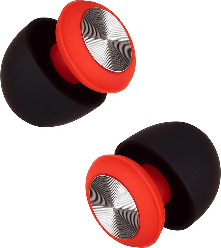 Bouchons d'oreilles rouges confortables pour le sommeil et le bricolage