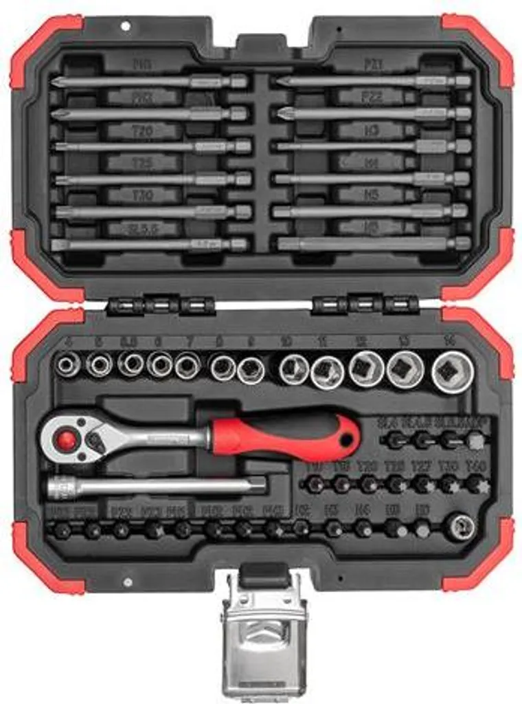 Coffret de Vissage Complet 1/4 Pouce 51 Pièces Gedore R33003051 - 4