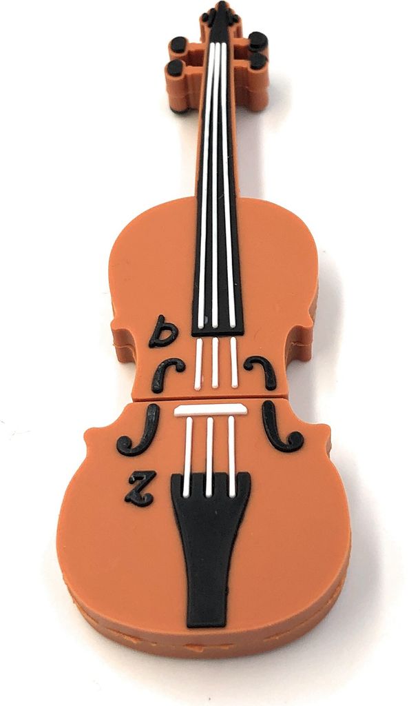 Onlineworld2013 Geige Violione Celle Braun Funny USB Stick 64 GB USB 3.0