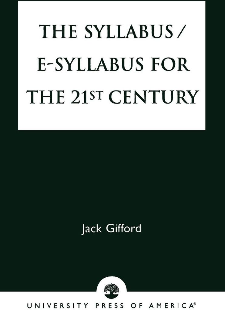 Syllabus/E-Syllabus for the 21st Century