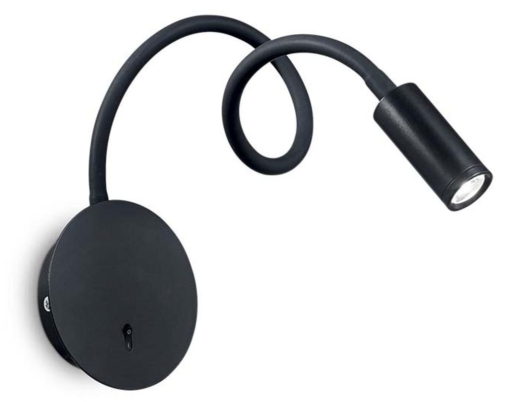 Ideal Lux LED Applique murale Focus-2 Noir 203195 Image du produit 
