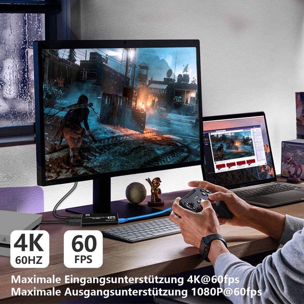 Game Capture Karte 4K Audio Video Capture Karte HDMI USB Produktbild 8