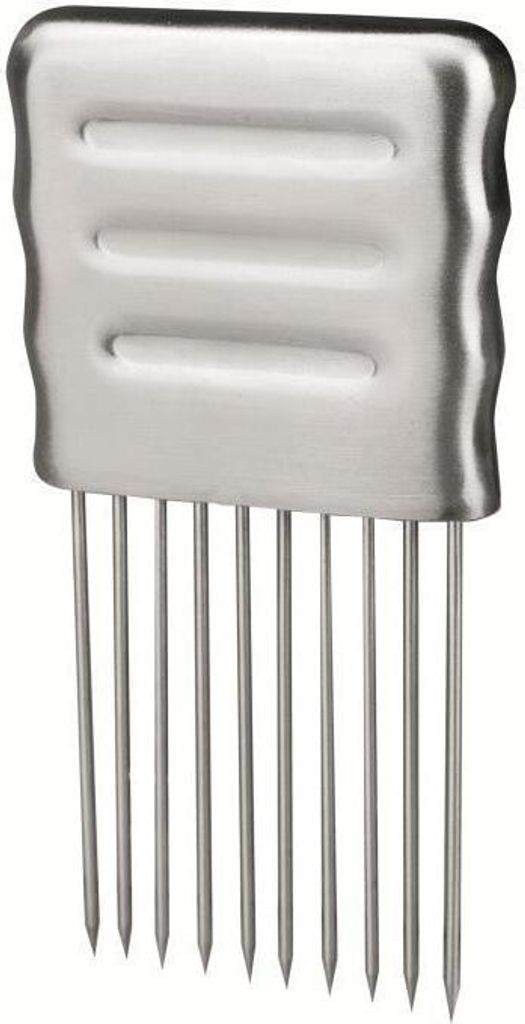 Zwiebelschneidehalter aus Edelstahl 13cm