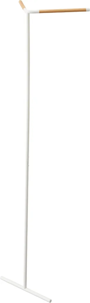 Portemanteau d'angle à adosser en métal blanc pour entrée et chambre