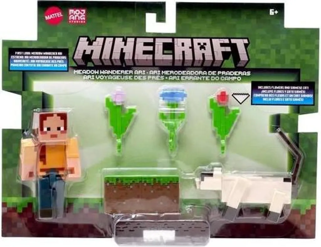 Minecraft JCN52 Figurine Articulée 6 ans en Plastique Multicolore