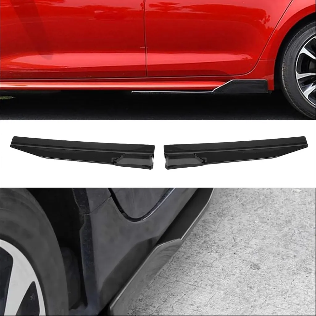 Rallonge d'ailettes de carrosserie 560mm noir brillant pour bas de caisse