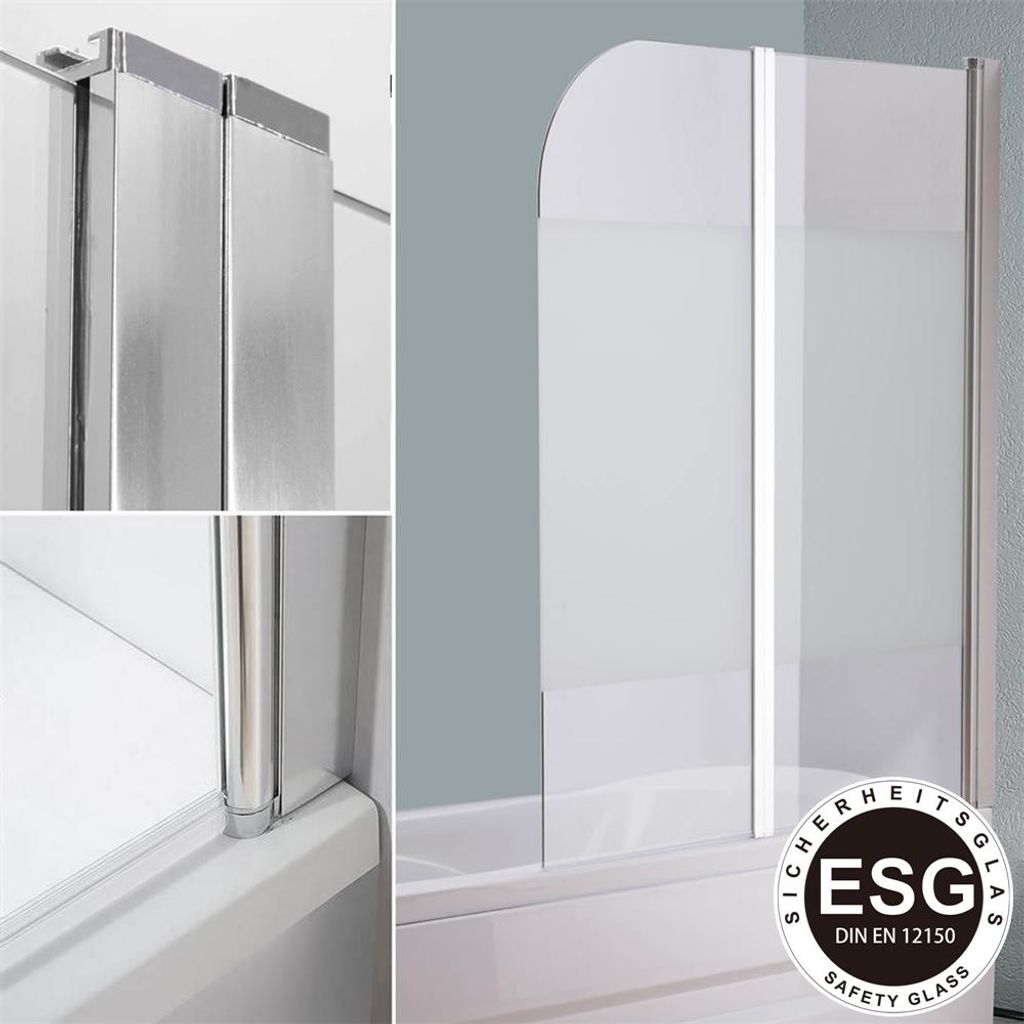Mucola Duschabtrennung Badewannen Badewannenaufsatz ESG Produktbild 