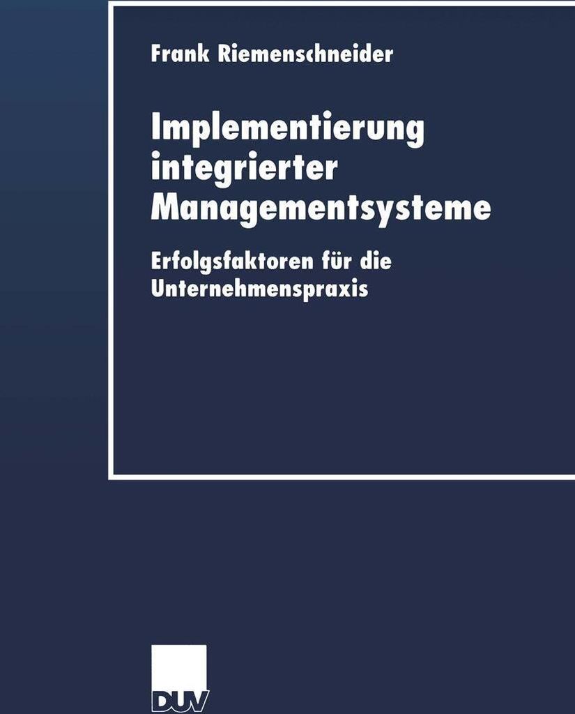 Implementierung integrierter Managementsysteme