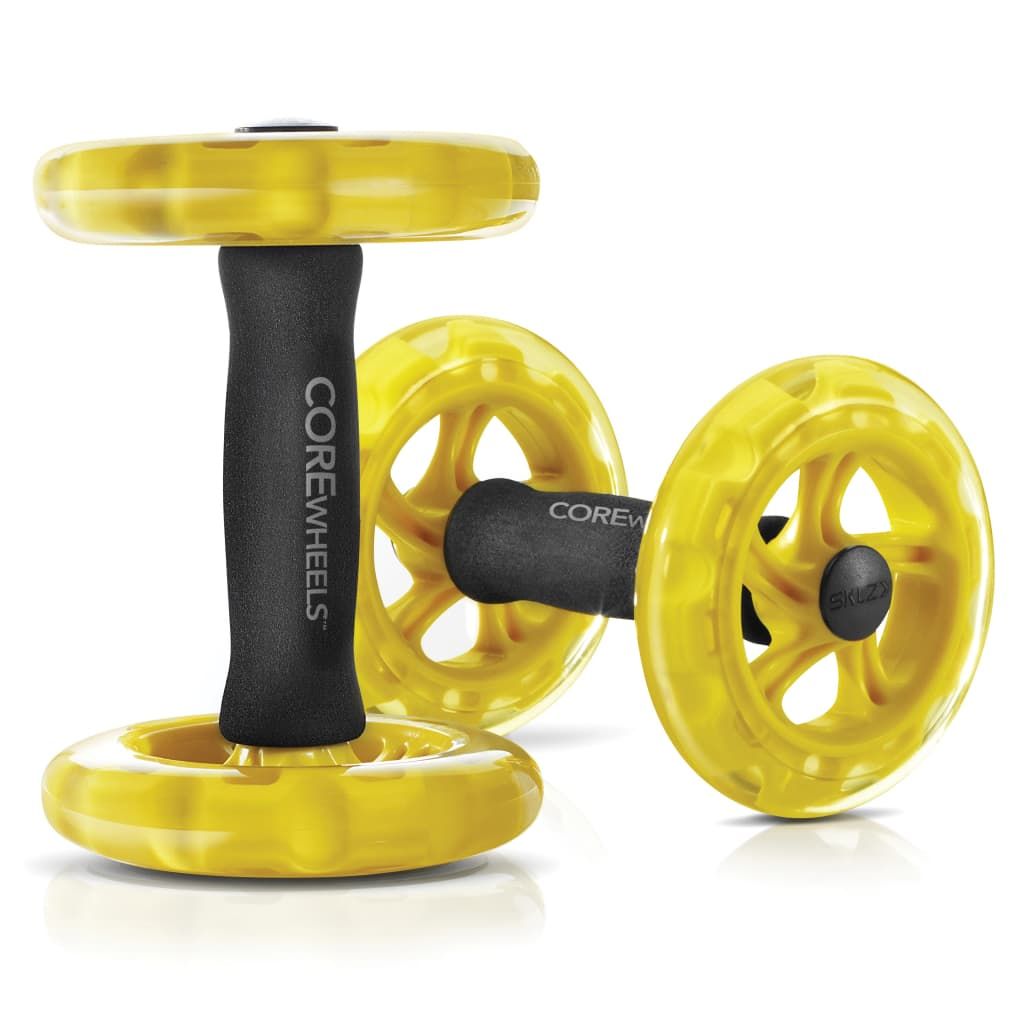 SKLZ Addominal Trainer Core Wheels Giallo e Nero Immagine del prodotto 