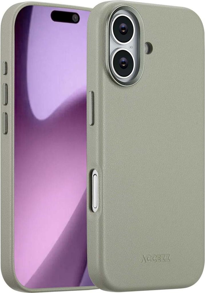 Accezz MagSafe Leather Backcover dla Apple iPhone 17 - Zdjęcie produktu 