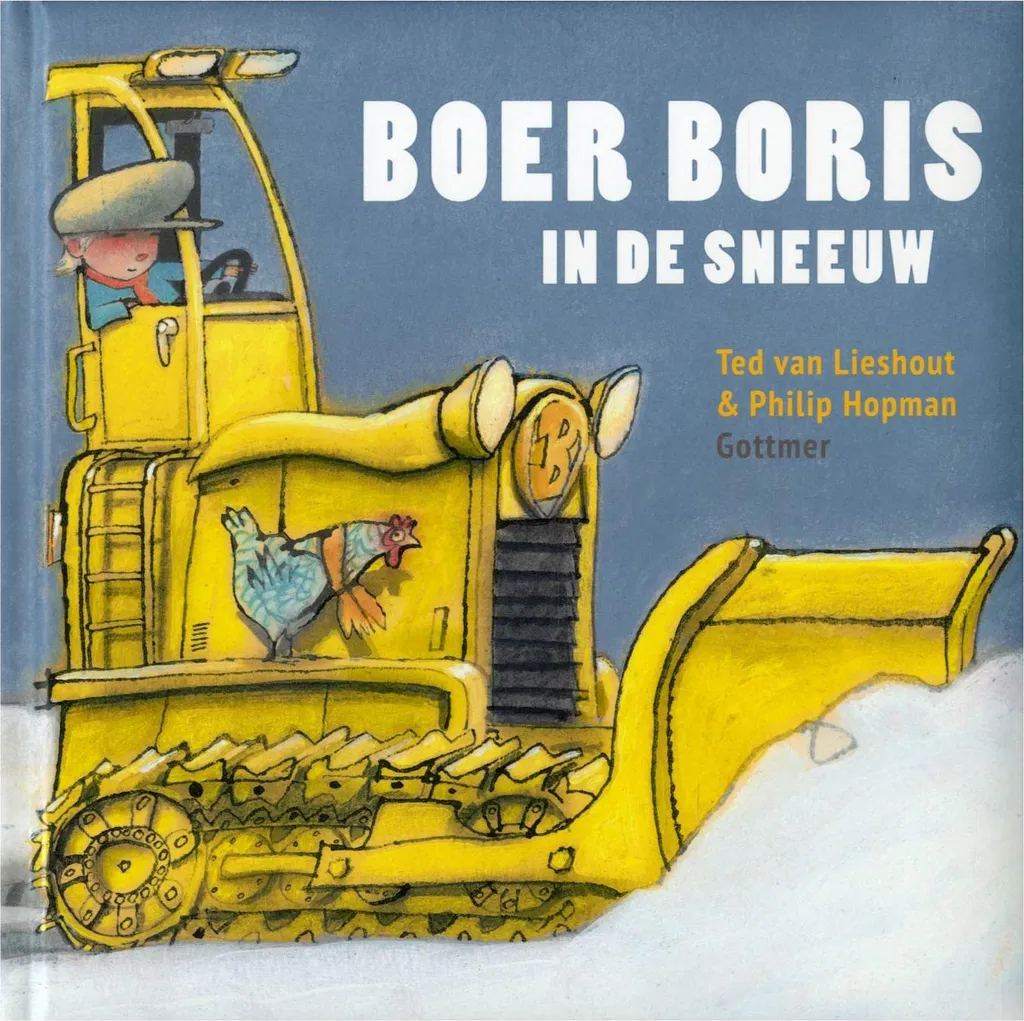 Livre enfant solide Boris dans la neige - Résiste aux petites mains