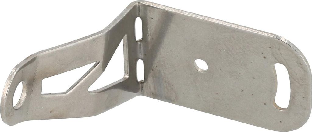 Kennzeichenhalter seitlich, aus Edelstahl - Simson S50, S51, S70, KR51/2 Schwalbe, SR50, SR80